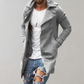 Herren Mittellange Jacke Mit Klassischem Schnitt
