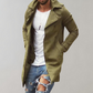 Herren Mittellange Jacke Mit Klassischem Schnitt