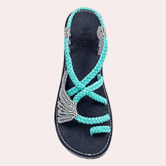 Damen Bunte Strandsandalen
