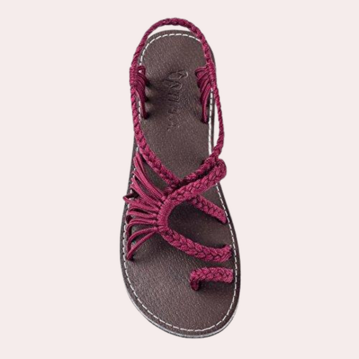 Damen Bunte Strandsandalen