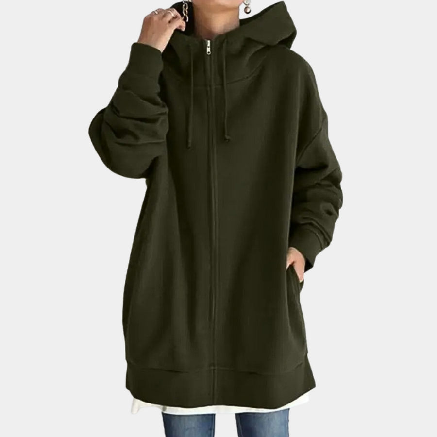 Fudus | Damen Hoodie Mit Reißverschluss