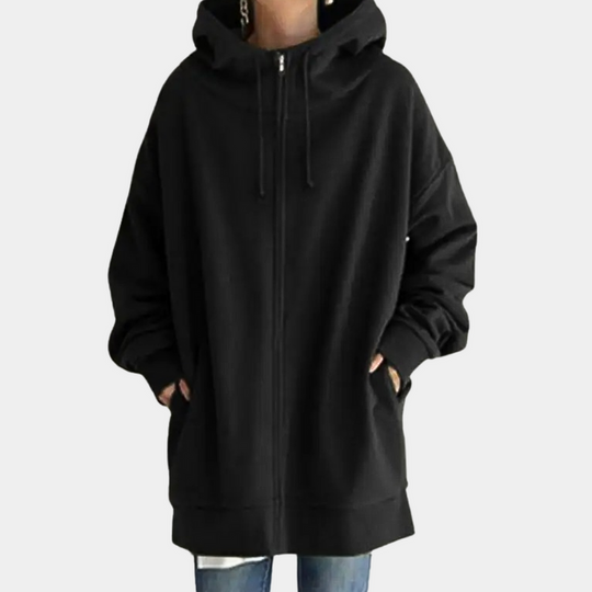 Damen Hoodie Mit Reißverschluss Bequem Vielseitig