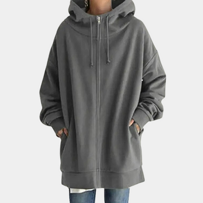 Fudus | Damen Hoodie Mit Reißverschluss