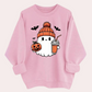 Damen Gemütliche Halloween-Sweatshirts mit Geisterdruck