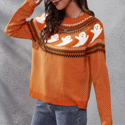 Fudus | Warmer Lässiger Halloween Pullover Für Damen