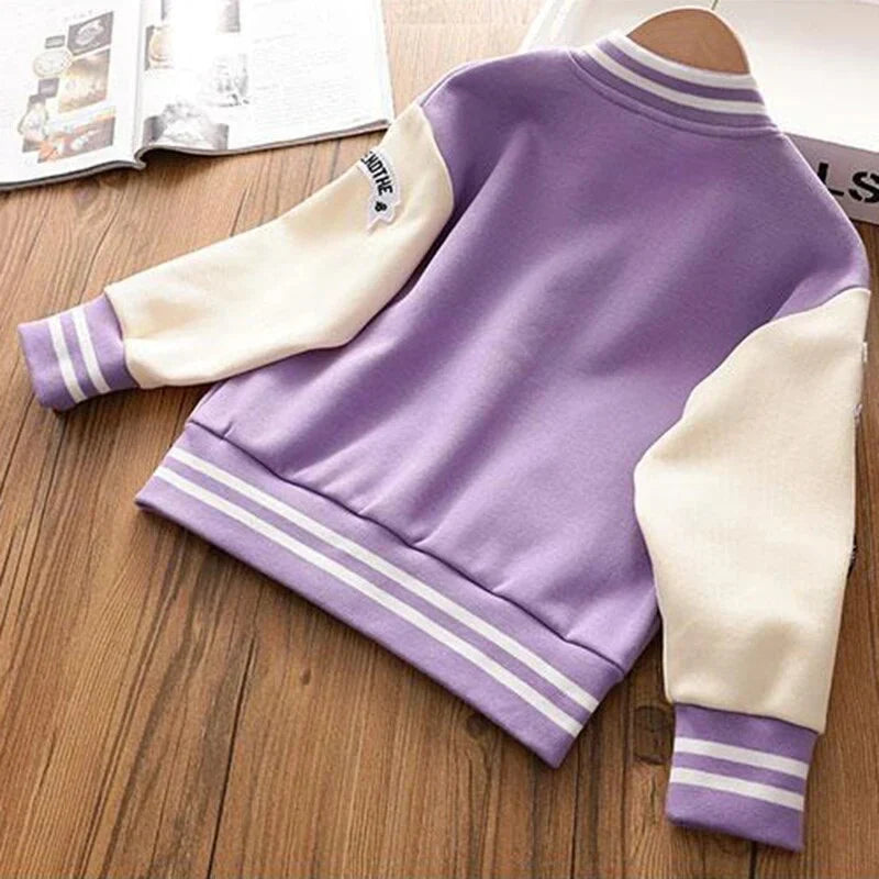 Collegejacke Mädchen Stilvoll Bequem Cool