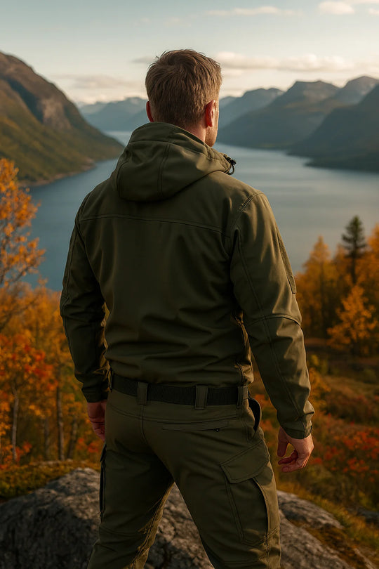 Herren Set Jacke Hose Wasserfest Atmungsaktiv Outdoor