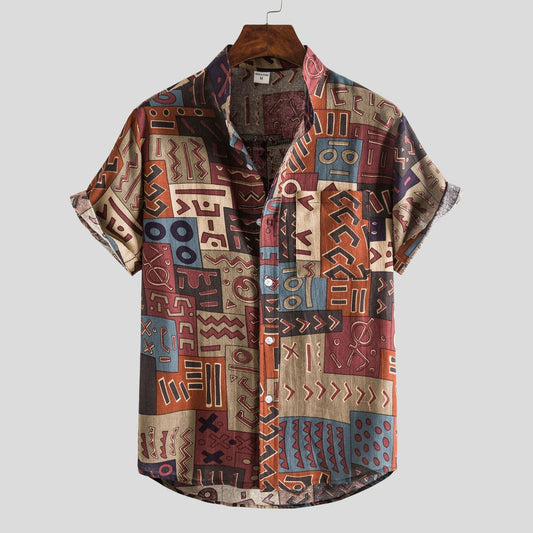 Herren Sommerhemd Boho