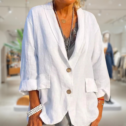 Fudus - Stilvolle Blazer mit Knöpfen für Damen