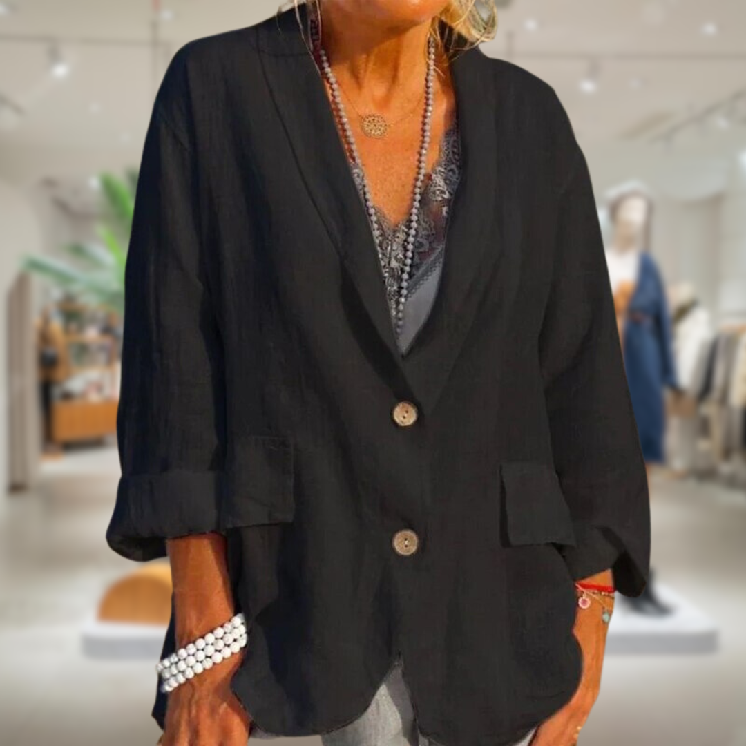 Fudus - Stilvolle Blazer mit Knöpfen für Damen