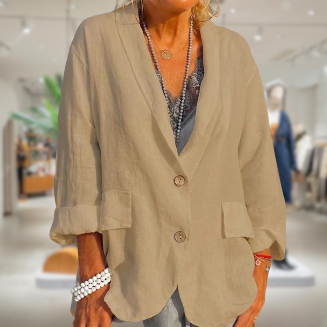 Fudus - Stilvolle Blazer mit Knöpfen für Damen