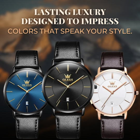 Damen Ultra Dünne Minimalistische Armbanduhr Stilvoll