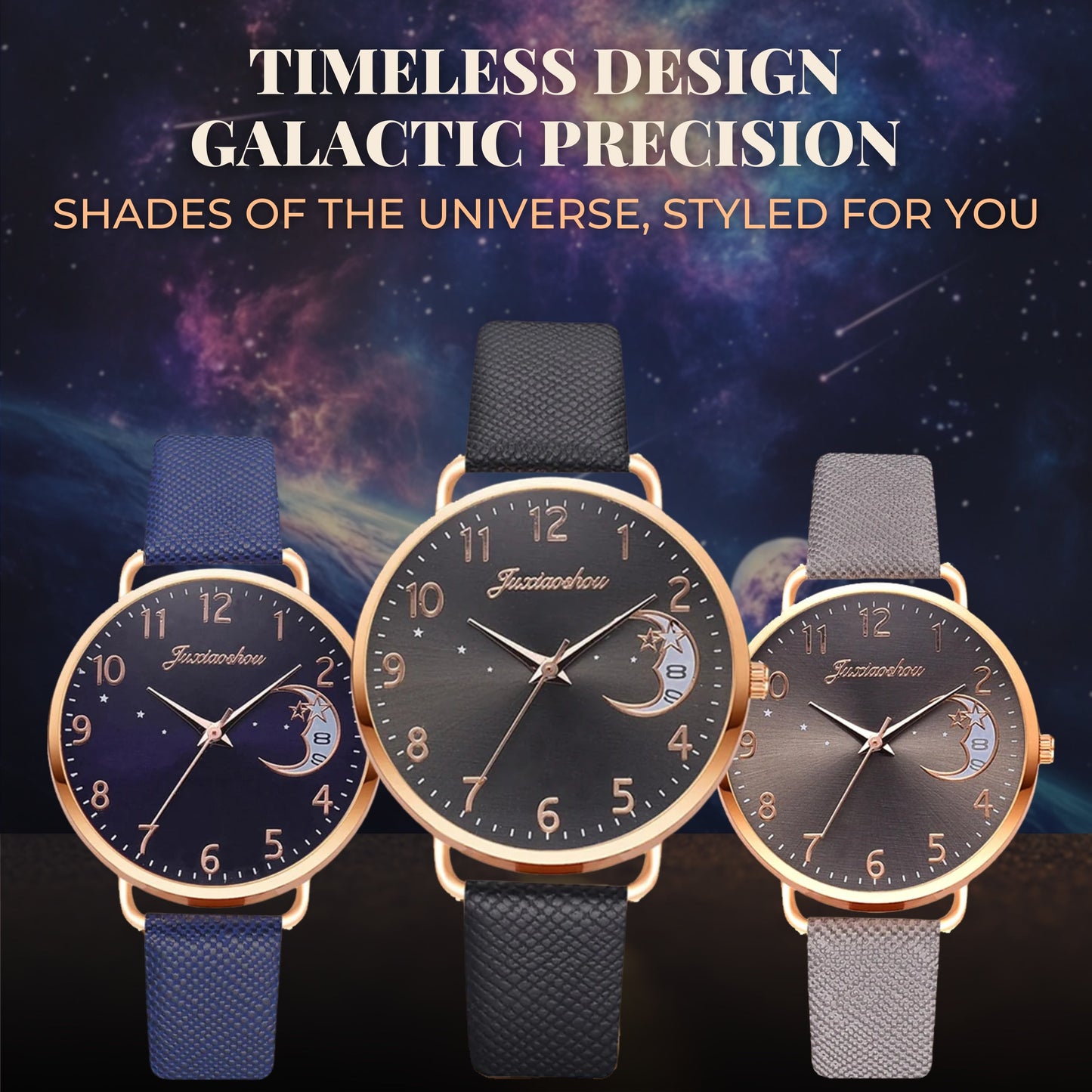 Damen Leichtgewicht Mond Inspirierte Armbanduhr Und Armbänder Satz