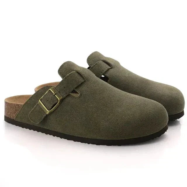 Herren Wildleder Slipper