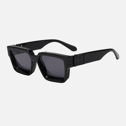 Sonnenbrille Quadratisch Damen Herren Zeitlos