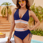 Damen Bikini mit Hoher Taille und Bauchkontrolle