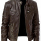 Lederjacke Klassisch Herren Elegant