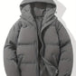 Gefütterte Winterjacke mit Kapuze