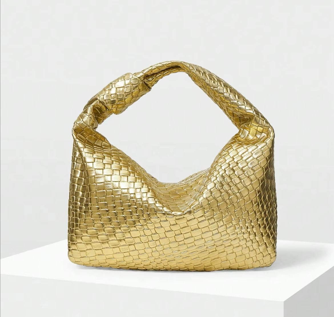 Gewebte Hobo Tasche Leder Elegant Robust