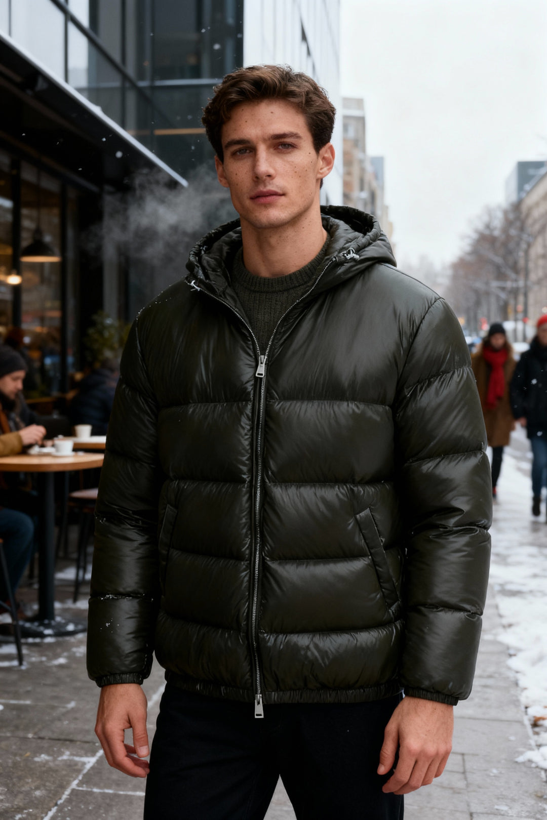 Stylische Damen Daunenjacke Viraler Trend Must-have