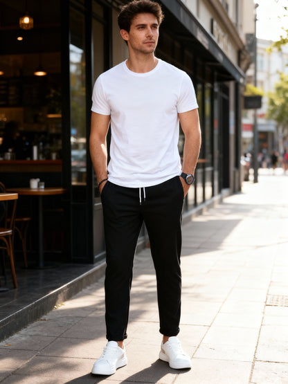 Bequeme Flexibel Klassikstil Herren Stretchhose Elegant