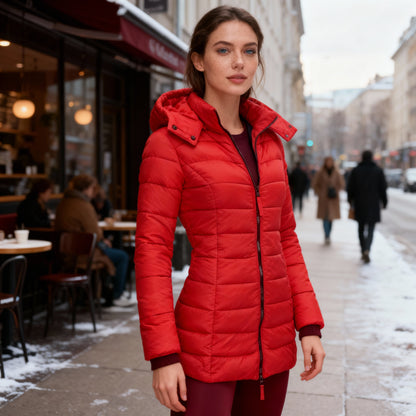 Damen Heizjacke Wärmend Stylisch Vielseitig