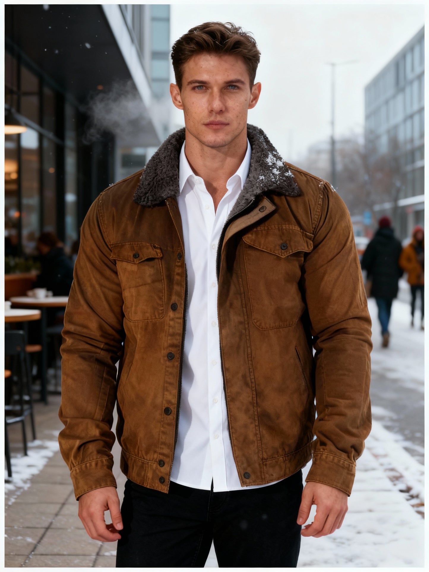 Fudus | Robuste Arbeitsjacke im Westernstil
