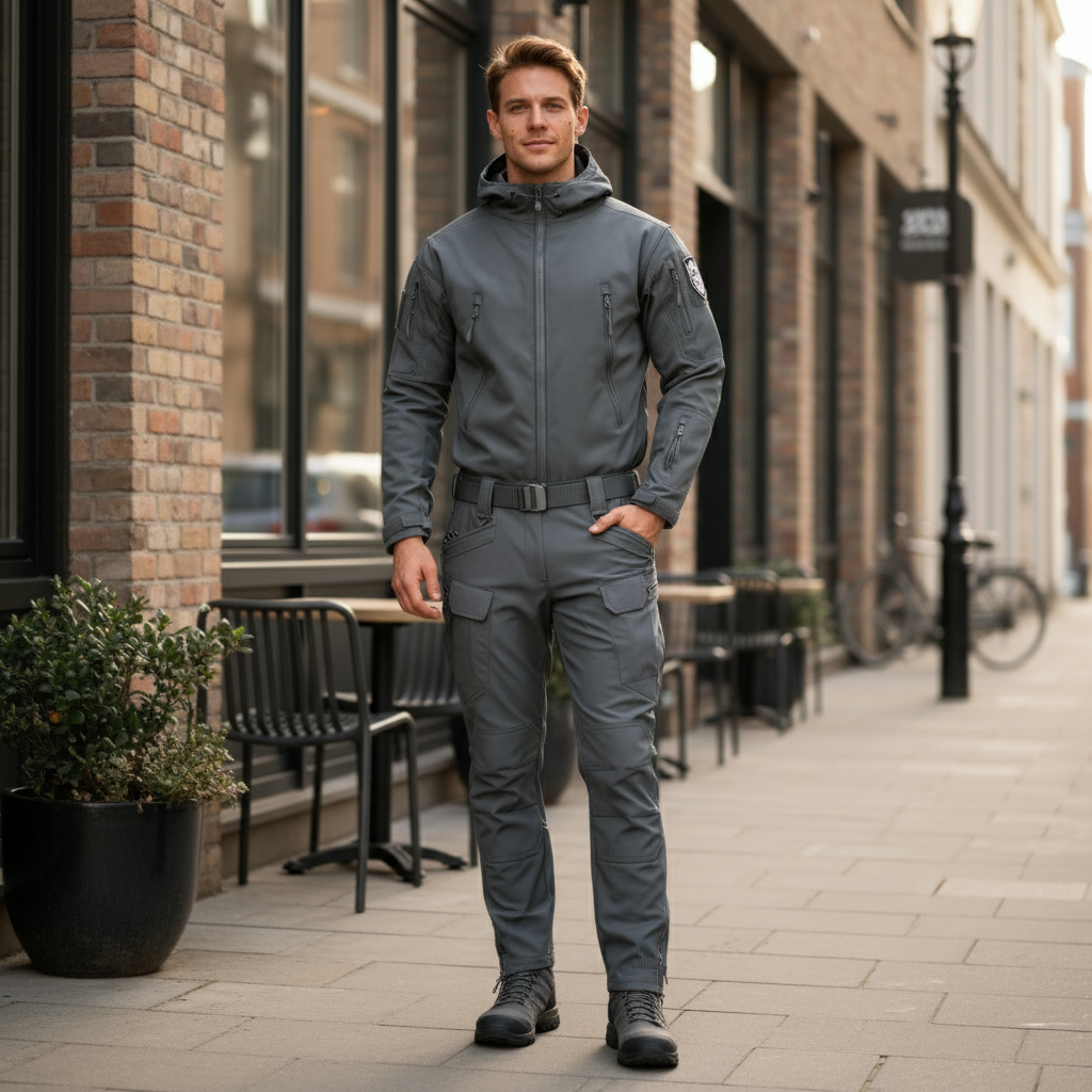 Wasserfeste Outdoor Funktionsmode Leichtes Schutz Jacke Hose Set