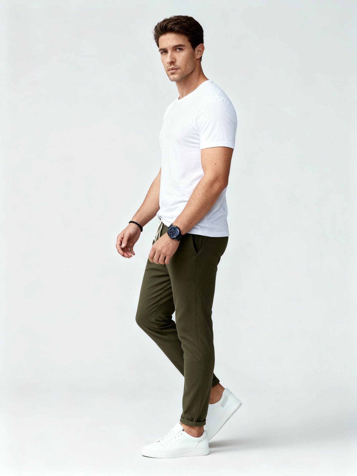 Elastisch Komfort Modernfit Herren Stretchhose Elegant