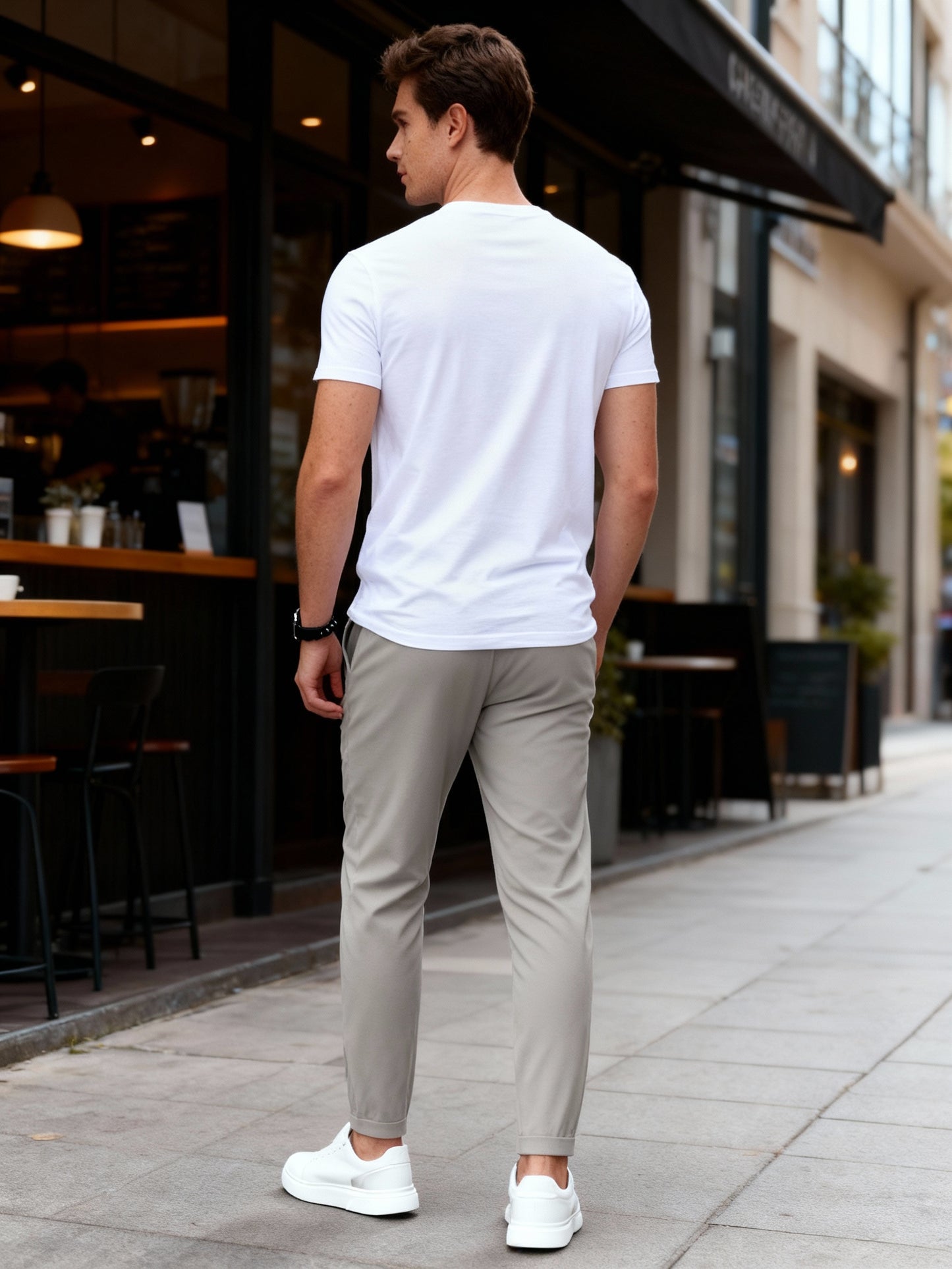 Bequeme Flexibel Klassikstil Herren Stretchhose Elegant