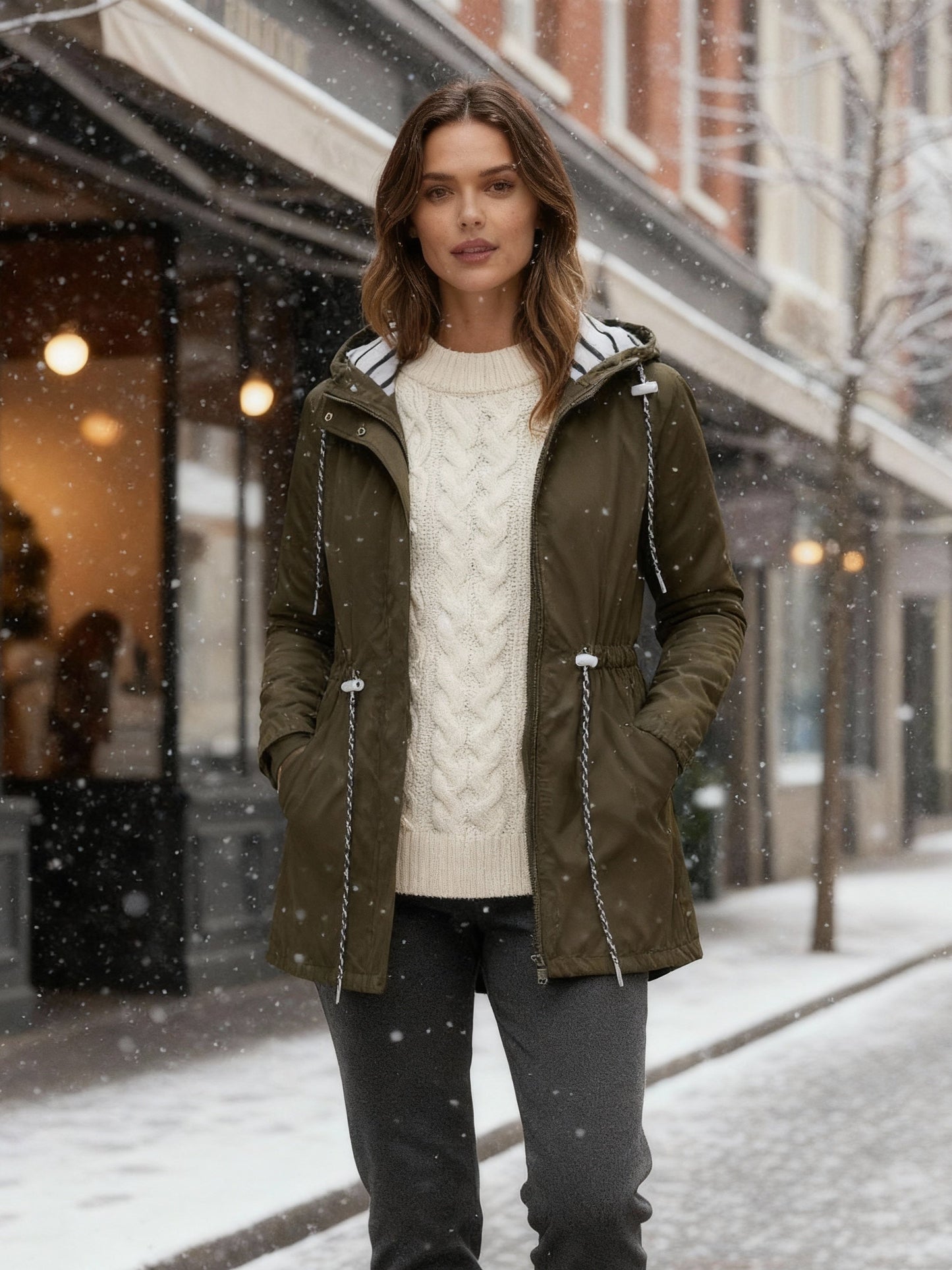 Fudus | Wasserdichte Lange Jacke für Alle Jahreszeiten