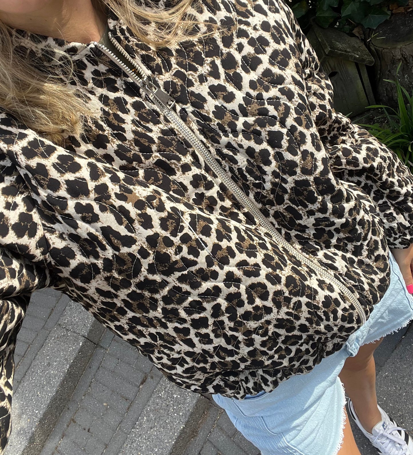 Damen Bomber Leopard