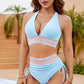 Damen Bikini Sets mit Hoher Taille und Bauchbandkontrolle