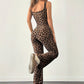 Fudus | Leopardenprint Jumpsuit Für Damen Sexy V-ausschnitt