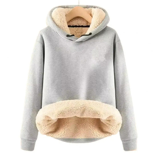 Damen Weicher Warmer Kapuzenpullover Bequem