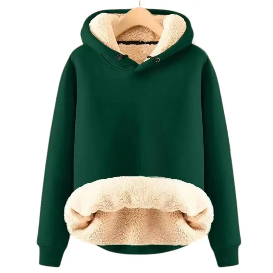 Damen Weicher Warmer Kapuzenpullover Bequem