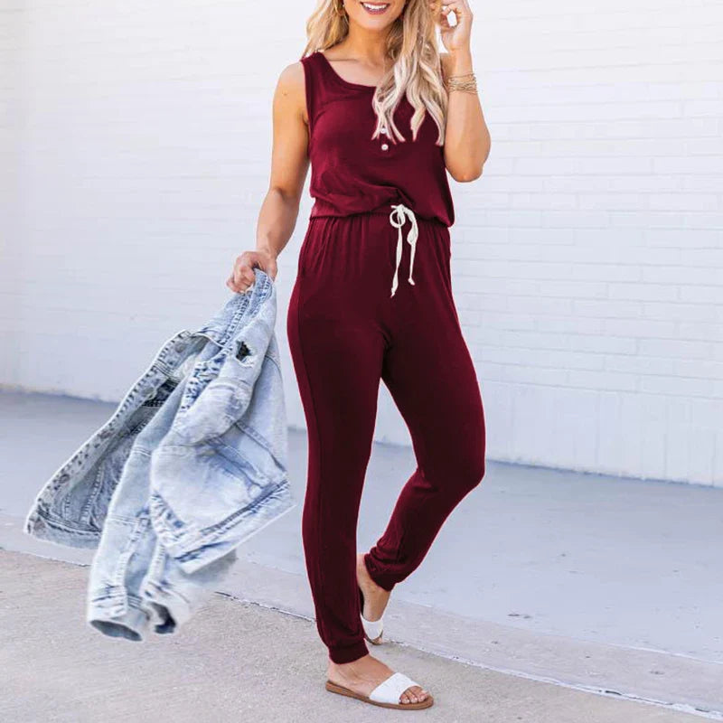 Fudus ärmelloser Jumpsuit-Set - Nora