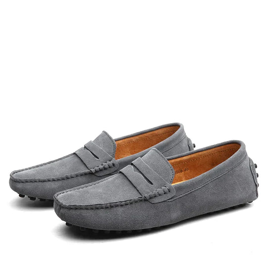 Slipper Wildleder Italienisch Mokassin Penny Loafer