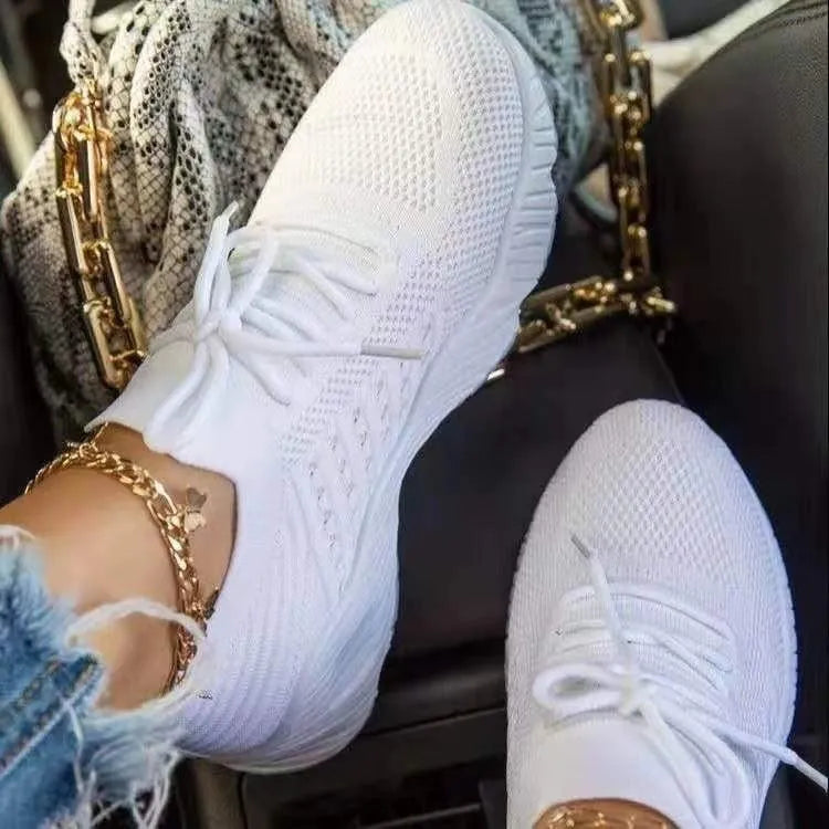 Damen Orthopädische Mesh Sneaker Leicht Atmungsaktiv Komfort