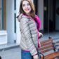 Damen Wendbare Ultra Leichte Daunenjacke