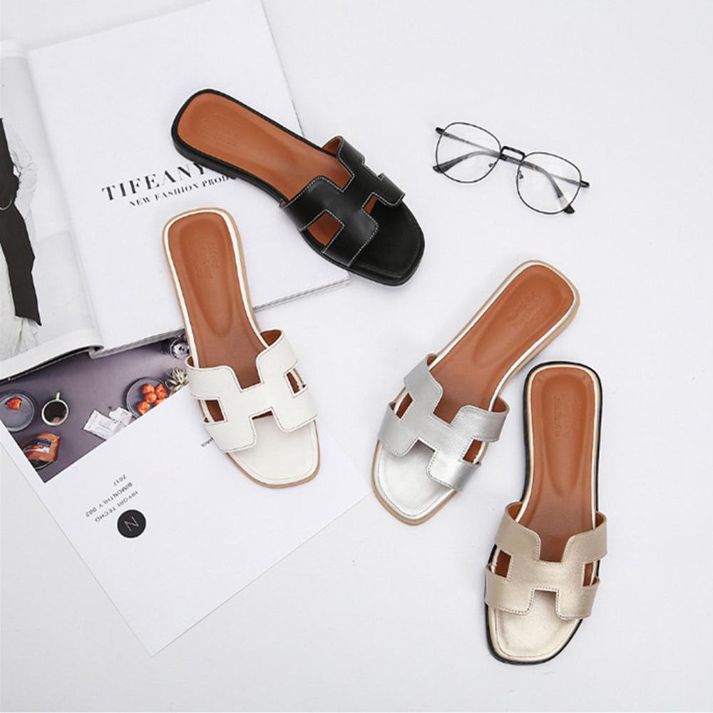 Sandalen Leder Damen Schick Zeitlos