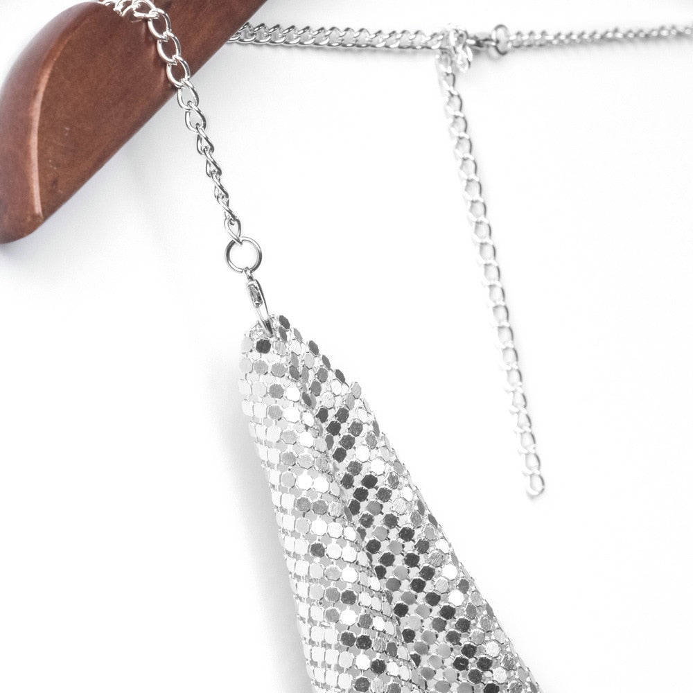 Glitter Top Tanztop Glänzend Vielseitig