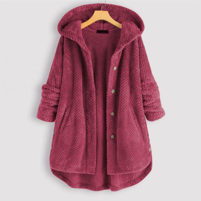 Fleecejacke Damen Kapuze Jamy