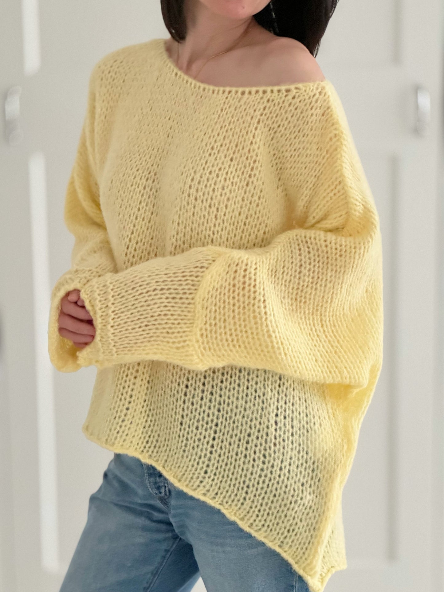 Damen Gemütlicher Strickpullover Für Alltag Und Freizeit