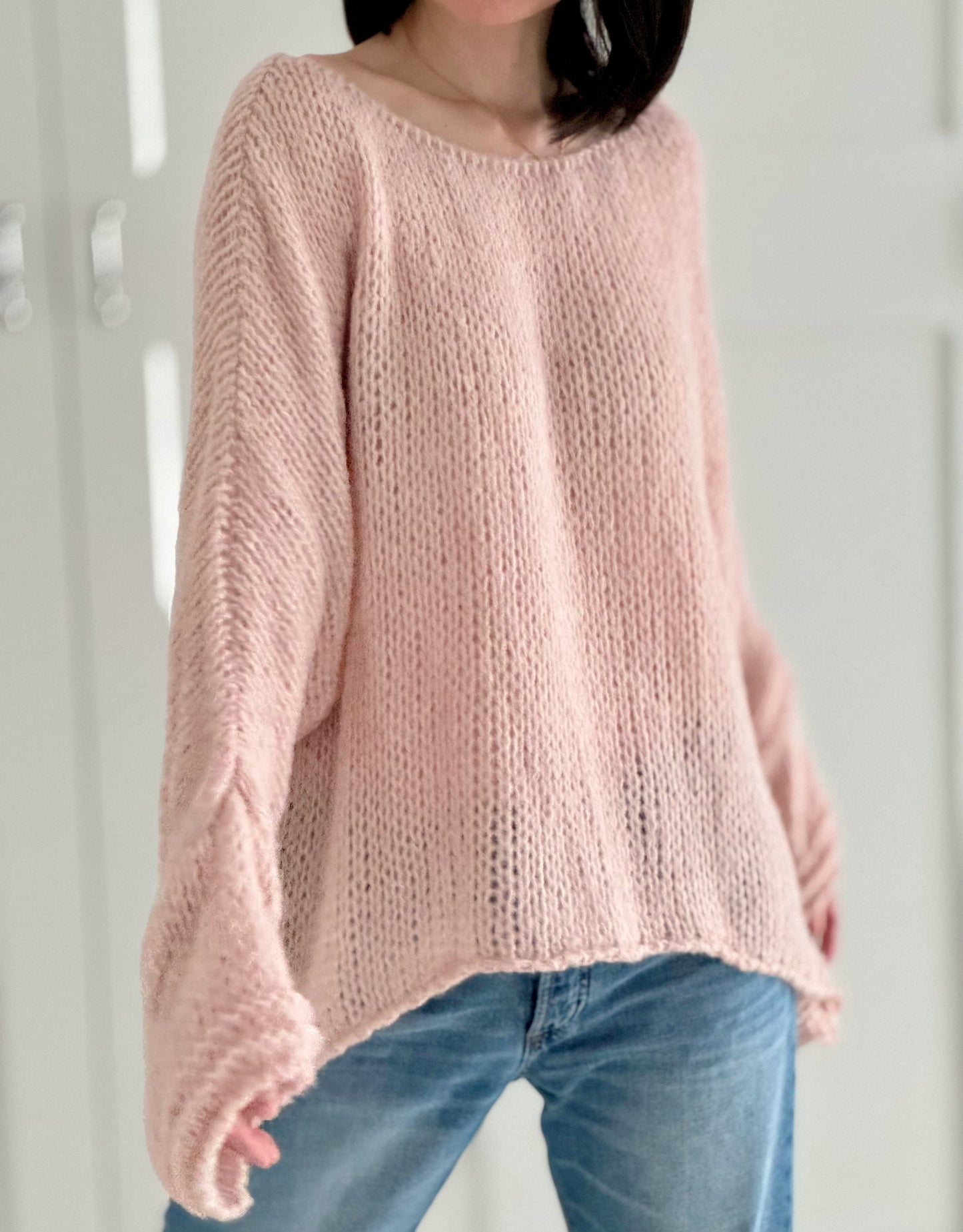Damen Gemütlicher Strickpullover Für Alltag Und Freizeit