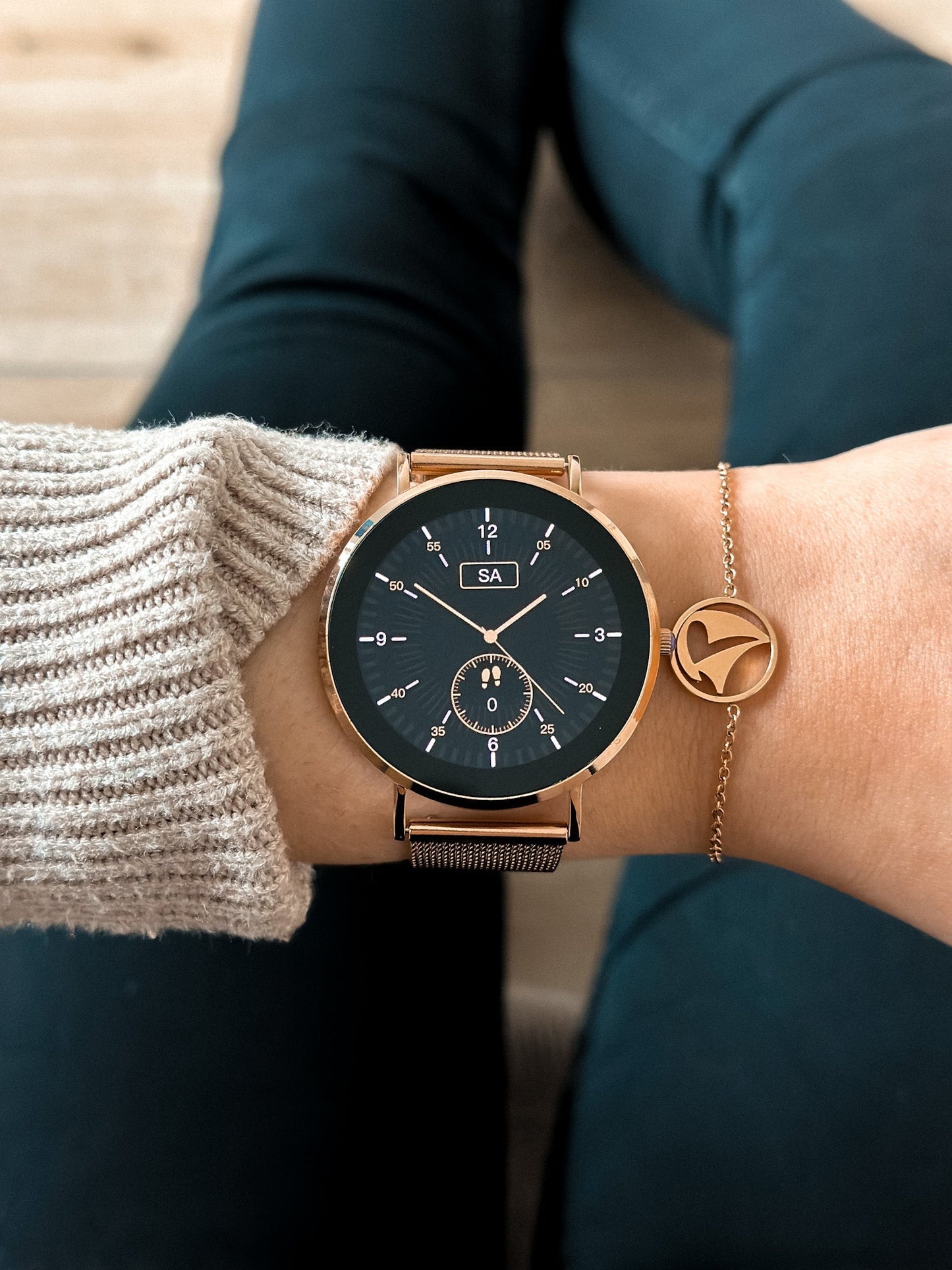 Fudus | Ultra Dünne Elegante Damen Smartwatch