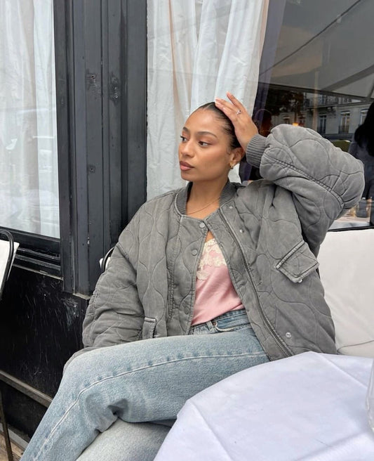 Damen Bomberjacke im Modernen Look