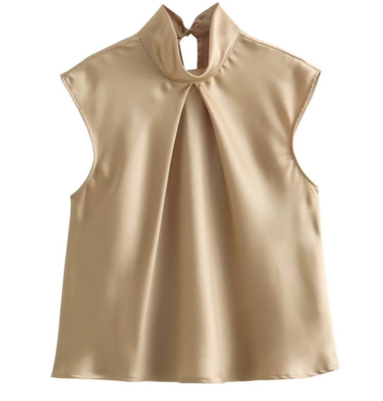 Damen Elegantes Ärmelloses Top