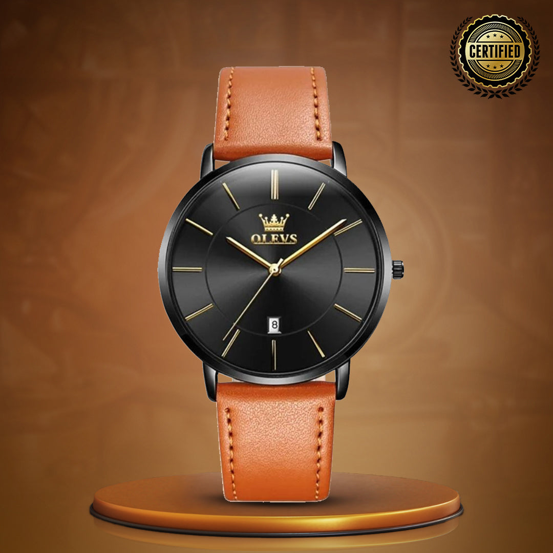 Damen Ultra Dünne Minimalistische Armbanduhr Stilvoll