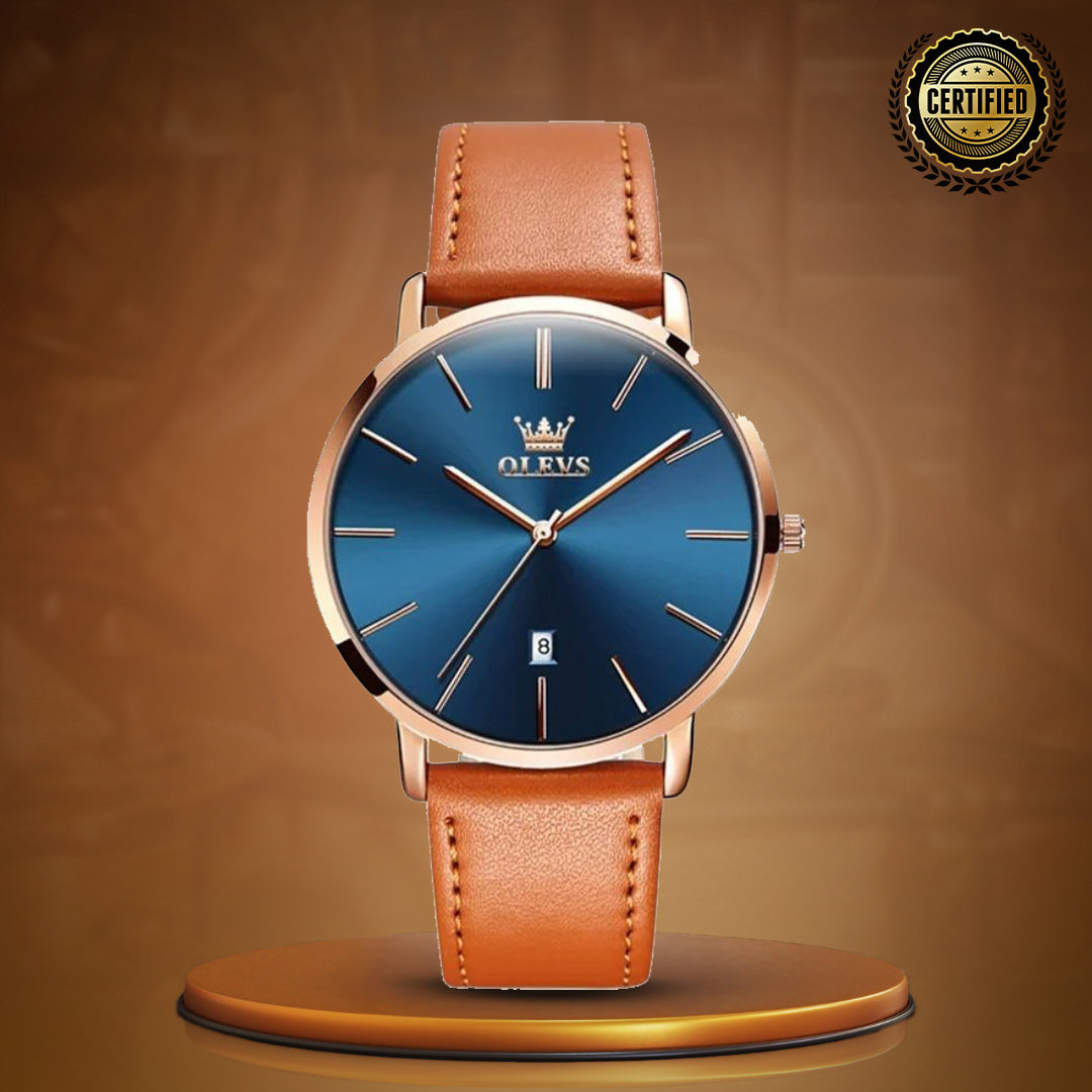 Damen Ultra Dünne Minimalistische Armbanduhr Stilvoll